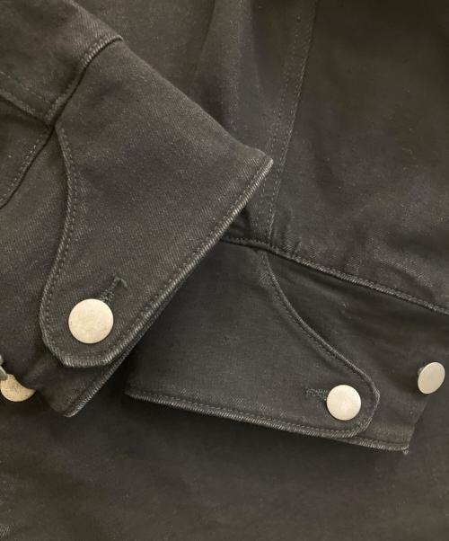 ADRER（アドラー）ADRER (アドラー) デニムジャケット ブラック サイズ:Mの古着・服飾アイテム