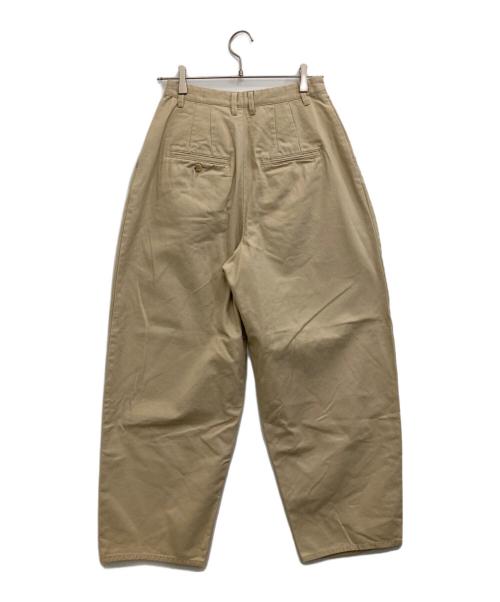 SLOBE IENA（スローブ イエナ）SLOBE IENA (スローブ イエナ) タックパンツ ベージュ サイズ:38 未使用品の古着・服飾アイテム