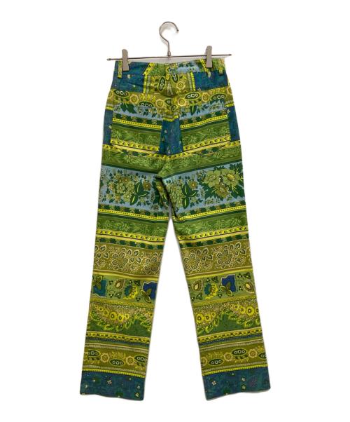 ETRO（エトロ）ETRO (エトロ) 総柄パンツ グリーン サイズ:40の古着・服飾アイテム