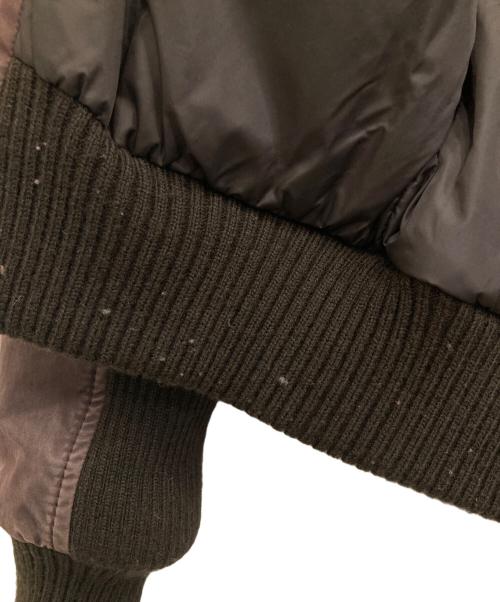 MAX&Co.（マックスアンドコー）MAX&Co. (マックスアンドコー) ファー切替ジャケット ブラウン サイズ:40の古着・服飾アイテム