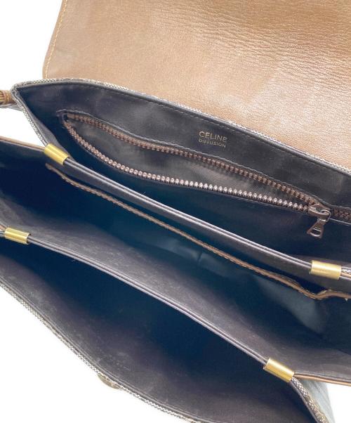 CELINE（セリーヌ）CELINE (セリーヌ) ショルダーバッグ ブラウンの古着・服飾アイテム
