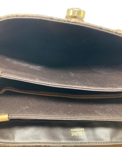CELINE（セリーヌ）CELINE (セリーヌ) ショルダーバッグ ブラウンの古着・服飾アイテム
