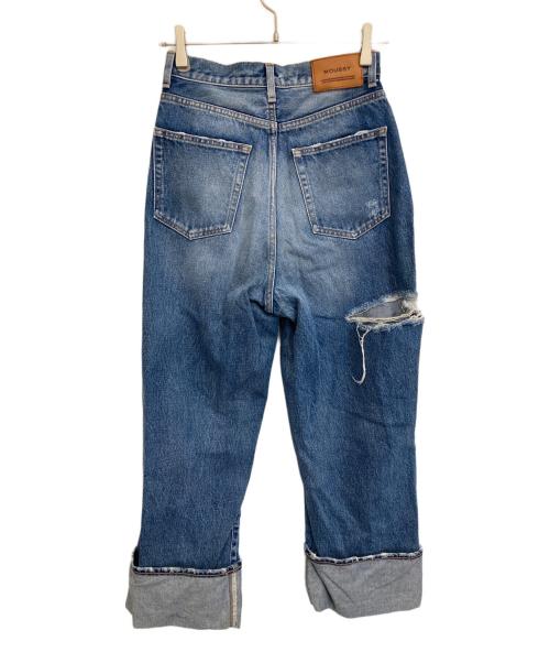 moussy（マウジー）moussy (マウジー) デニムパンツ インディゴ サイズ:26の古着・服飾アイテム