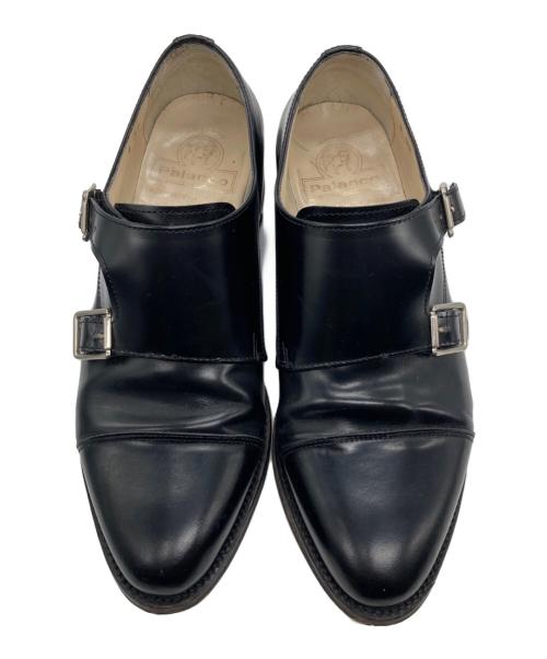 palanco（パランコ）palanco (パランコ) ダブルモンクストラップシューズ ブラック サイズ:37の古着・服飾アイテム