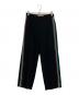 LE CIEL BLEU（ルシェルブルー）の古着「ラインパンツ」｜ブラック