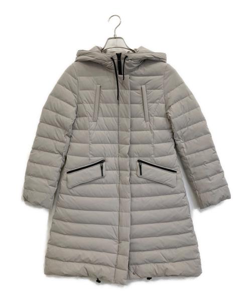 nano・universe（ナノ・ユニバース）nano・universe (ナノ・ユニバース) ストレッチロングシャイプダウン ライトグレー サイズ:Sの古着・服飾アイテム