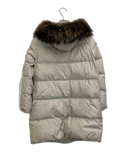 nano・universe（ナノ・ユニバース）nano・universe (ナノ・ユニバース) ダウンコート ベージュ サイズ:36の古着・服飾アイテム