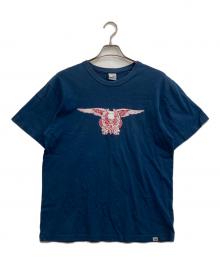 stussy（ステューシー）の古着「イーグルＴシャツ」｜ネイビー