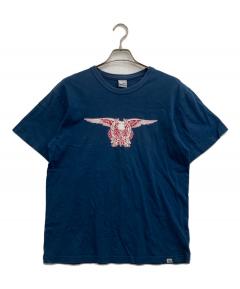 中古・古着通販】stussy (ステューシー) ロゴTシャツ ネイビー サイズ