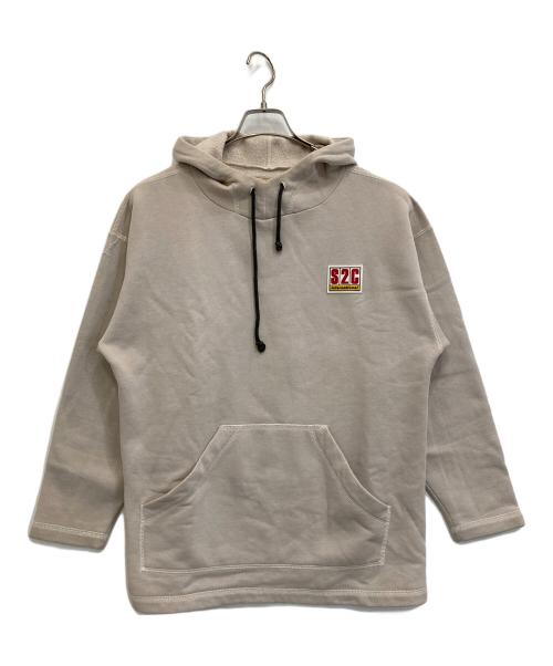 stussy（ステューシー）stussy (ステューシー) パーカー ベージュ サイズ:Mの古着・服飾アイテム