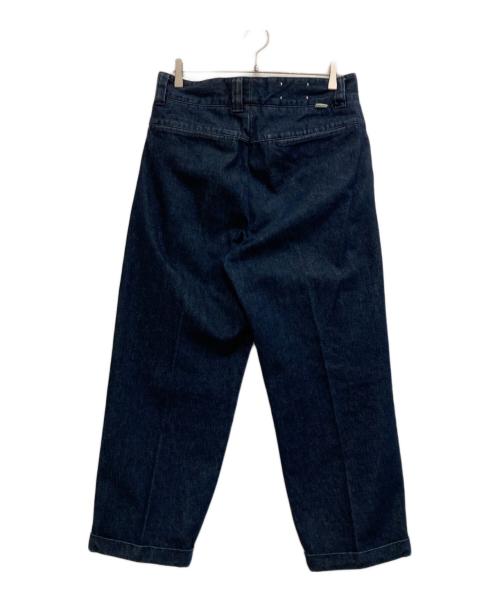 FARAH（ファーラー）FARAH (ファーラー) 3PLEATS WIDE DENIM PANTS インディゴ サイズ:34の古着・服飾アイテム