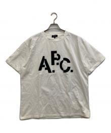 A.P.C.×EDIFICE（アーペーセー×エディフィス）の古着「別注 DECALE プリント Tシャツ」｜ホワイト
