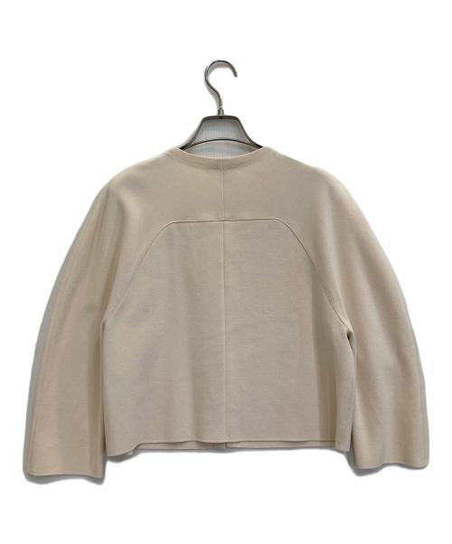 TOMORROW LAND（トゥモローランド）TOMORROW LAND (トゥモローランド) ミラノリブ フロントオープンカーディガン アイボリー サイズ:Sの古着・服飾アイテム