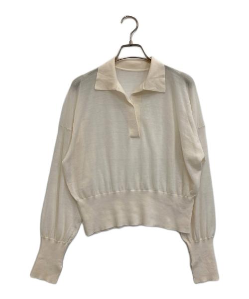 Conte（コンテ）conte (コンテ) ウールスキッパーニット ブラウン サイズ:-の古着・服飾アイテム