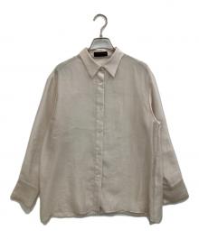 TOMORROW LAND collection（トゥモローランドコレクション）の古着「シアーオーガンジー ロングスリーブブラウス」｜ベージュ