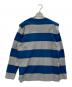 PHEENY (フィーニー) ボーダータックロングスリーブTシャツ ブルー×グレー サイズ:F：4500円