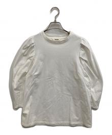 Oblada（オブラダ）の古着「シャーリングTEE」｜ホワイト