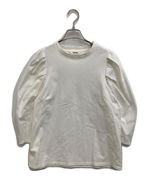 Oblada（オブラダ）oblada (オブラダ) シャーリングTEE ホワイト サイズ:OSの古着・服飾アイテム