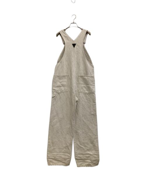 Oblada（オブラダ）oblada (オブラダ) リネン混オーバーオール ベージュ サイズ:XSの古着・服飾アイテム