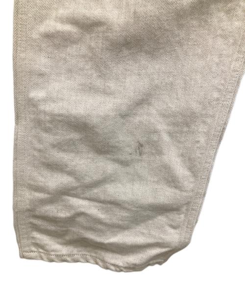 Oblada（オブラダ）oblada (オブラダ) リネン混オーバーオール ベージュ サイズ:XSの古着・服飾アイテム