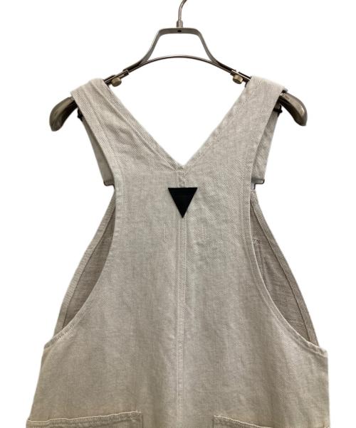 Oblada（オブラダ）oblada (オブラダ) リネン混オーバーオール ベージュ サイズ:XSの古着・服飾アイテム