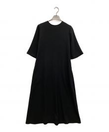 LOEFF（ロエフ）の古着「ツイルTワンピース」｜ブラック