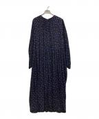 THE SHINZONEザ シンゾーン）の古着「PURPLE FLOWER DRESS」｜ブラック