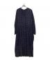 THE SHINZONE（ザ シンゾーン）の古着「PURPLE FLOWER DRESS」｜ブラック