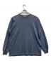AURALEE（オーラリー）の古着「LUSTER PLAITING L/S TEE」｜スカイブルー