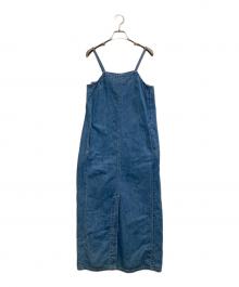 THE SHINZONE（ザ シンゾーン）の古着「DENIM CAMI ONEPIECE」｜インディゴ
