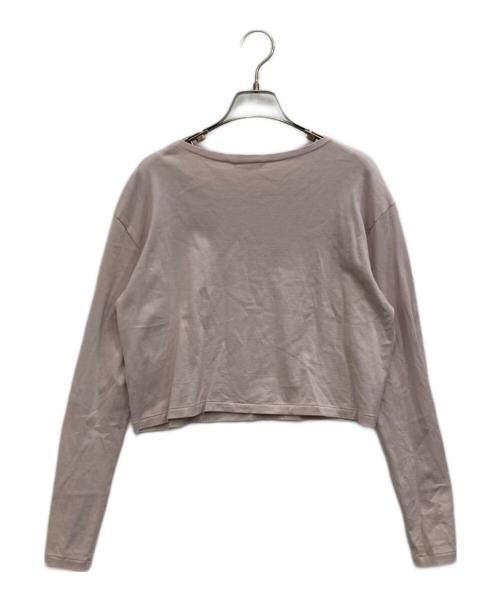 AURALEE（オーラリー）AURALEE (オーラリー) COTTON JERSEY BOAT NECK P/O ピンク サイズ:1の古着・服飾アイテム