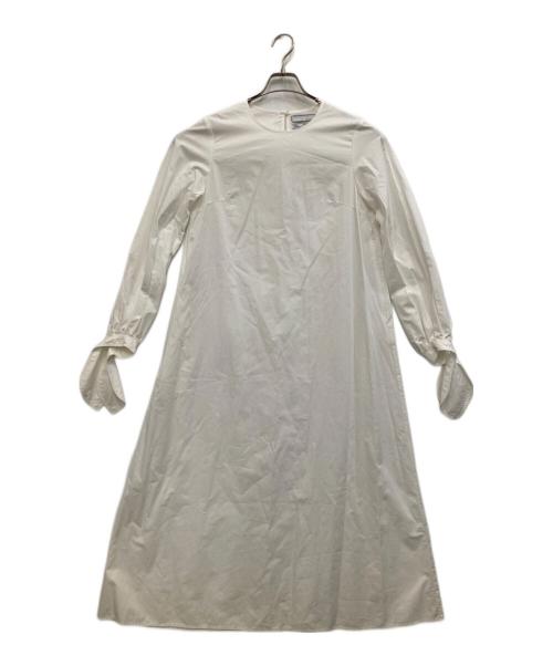 Ron Herman（ロンハーマン）Ron Herman (ロンハーマン) TEN (テン) リボンロングワンピース ホワイト サイズ:ＸＳの古着・服飾アイテム