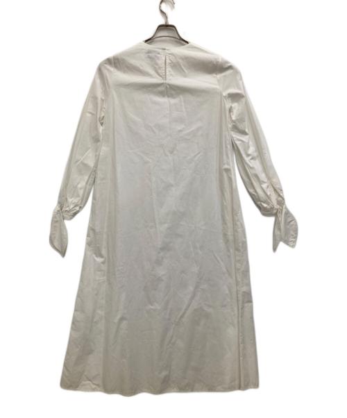 Ron Herman（ロンハーマン）Ron Herman (ロンハーマン) TEN (テン) リボンロングワンピース ホワイト サイズ:ＸＳの古着・服飾アイテム