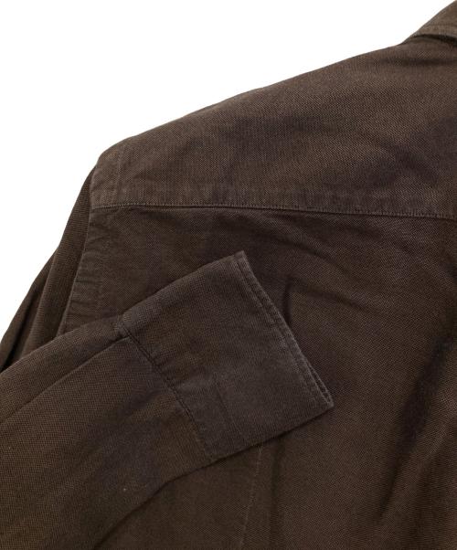giannetto（ジャンネット）giannetto (ジャンネット) 長袖シャツ ブラウン サイズ:XSの古着・服飾アイテム