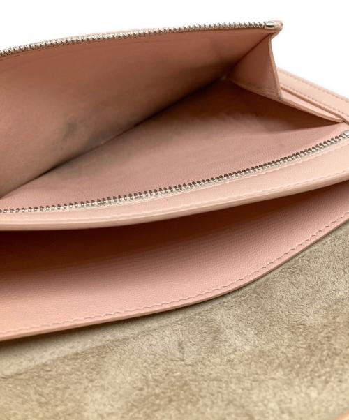 CELINE（セリーヌ）CELINE (セリーヌ) ストラップラージウォレット ベージュの古着・服飾アイテム