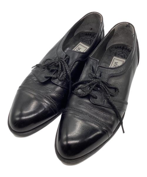 GIANNI VERSACE（ジャンニ・ヴェルサーチ）GIANNI VERSACE (ジャンニ・ヴェルサーチ) レザーシューズ ブラック サイズ:41 1/2の古着・服飾アイテム