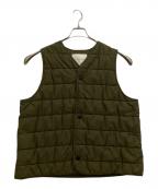 STUDIO NICHOLSONスタジオ ニコルソン）の古着「TECHNICAL COTTON QUILTED LINER VEST」｜オリーブ