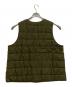 STUDIO NICHOLSON (スタジオ ニコルソン) TECHNICAL COTTON QUILTED LINER VEST オリーブ サイズ:M：8000円