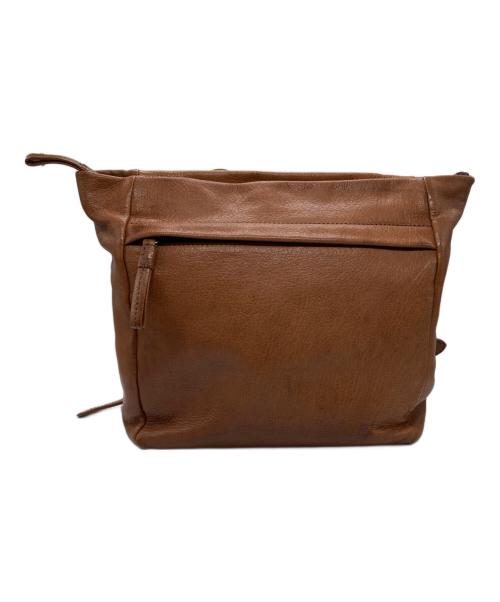 genten（ゲンテン）genten (ゲンテン) レザーリュック ブラウンの古着・服飾アイテム