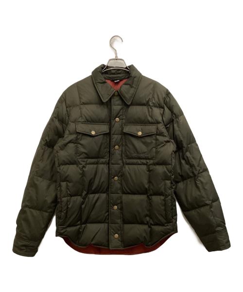 Eddie Bauer（エディーバウアー）Eddie Bauer (エディーバウアー) ダウンジャケット オリーブ サイズ:Mの古着・服飾アイテム