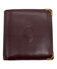 Cartier（カルティエ）の古着「2つ折り財布」｜レッド