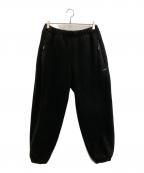 GOD SELECTION XXXゴッドセレクショントリプルエックス）の古着「フリースパンツ」｜ブラック