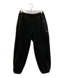 GOD SELECTION XXX（ゴッドセレクショントリプルエックス）の古着「フリースパンツ」｜ブラック