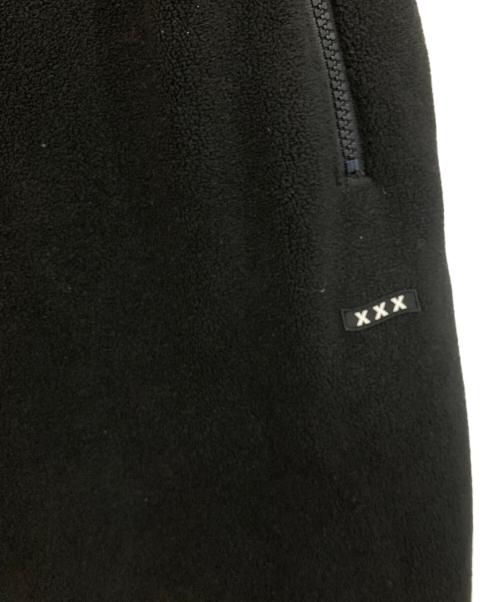 GOD SELECTION XXX（ゴッドセレクショントリプルエックス）GOD SELECTION XXX (ゴッドセレクショントリプルエックス) フリースパンツ ブラック サイズ:Mの古着・服飾アイテム