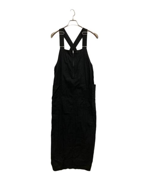 SLOBE IENA（スローブ イエナ）SLOBE IENA (スローブ イエナ) アイラインジャンパースカート ブラック サイズ:-の古着・服飾アイテム