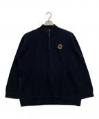 LAUREN RALPH LAURENローレンラルフローレン）の古着「ハーフジップニット」｜ネイビー