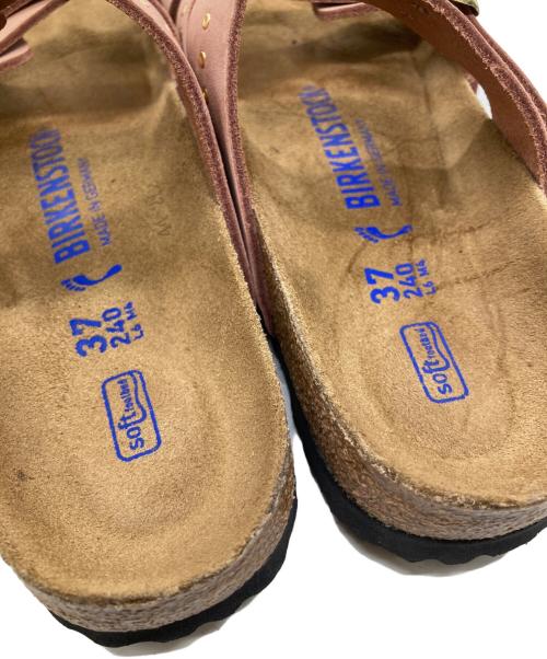 BIRKENSTOCK（ビルケンシュトック）BIRKENSTOCK (ビルケンシュトック) サンダル ブラウン×ピンク サイズ:24の古着・服飾アイテム