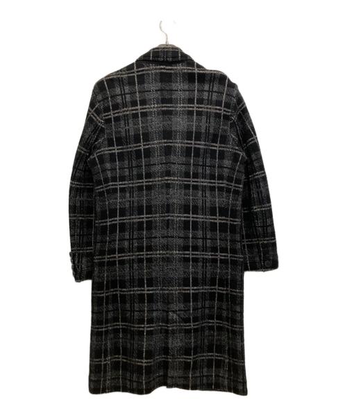 DIESEL（ディーゼル）DIESEL (ディーゼル) ウールロングコート ブラック サイズ:Lの古着・服飾アイテム