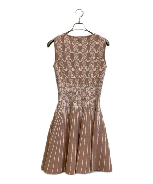 ANAYI（アナイ）ANAYI (アナイ) ANTONINO VALENTI (アントニーノ バレンティ) ノースリーブニットワンピース ピンク サイズ:38の古着・服飾アイテム