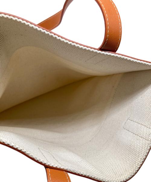 IL BISONTE（イル ビゾンテ）IL BISONTE (イル ビゾンテ) キャンパスレザートートバッグの古着・服飾アイテム